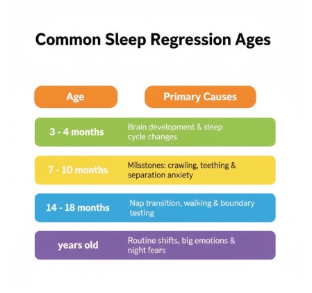 Sleep Regression Based on Baby Age