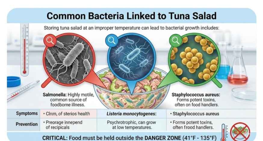 Common Bacteria Linked to Tuna Salad chart