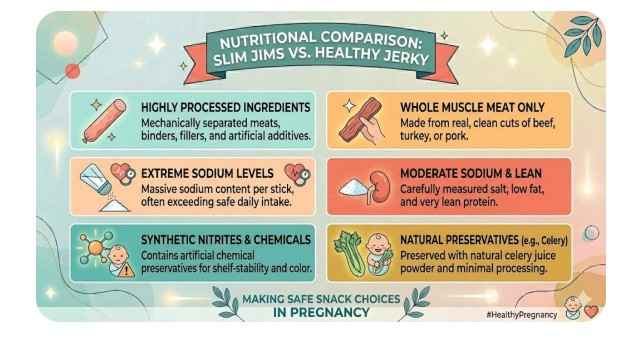 Slim Jims vs. Healthy Jerky: A Nutritional Comparison Chart