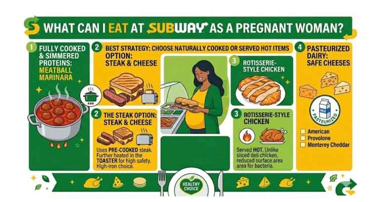 What can I eat at Subway as a pregnant woman?