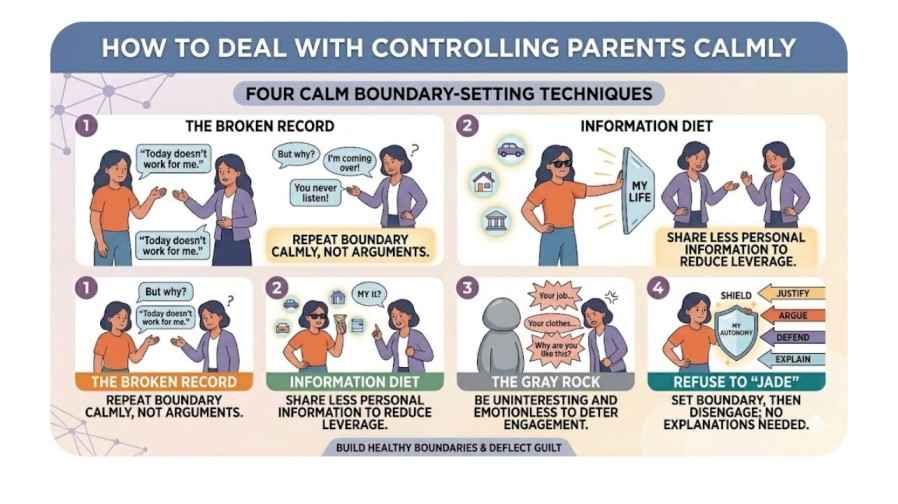 How to Deal with Controlling Parents Calmly?