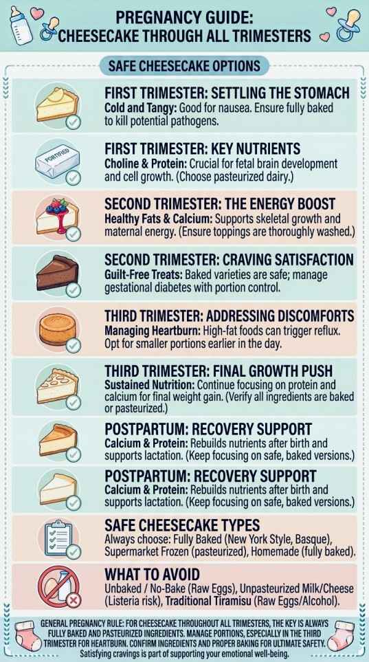Eating Cheesecake in all Trimester