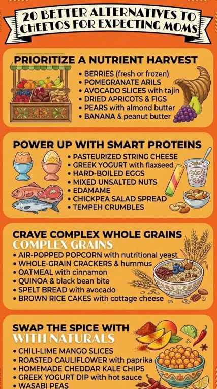 Here is a chart showing a list of 20 best alternatives to Cheetos as follows: