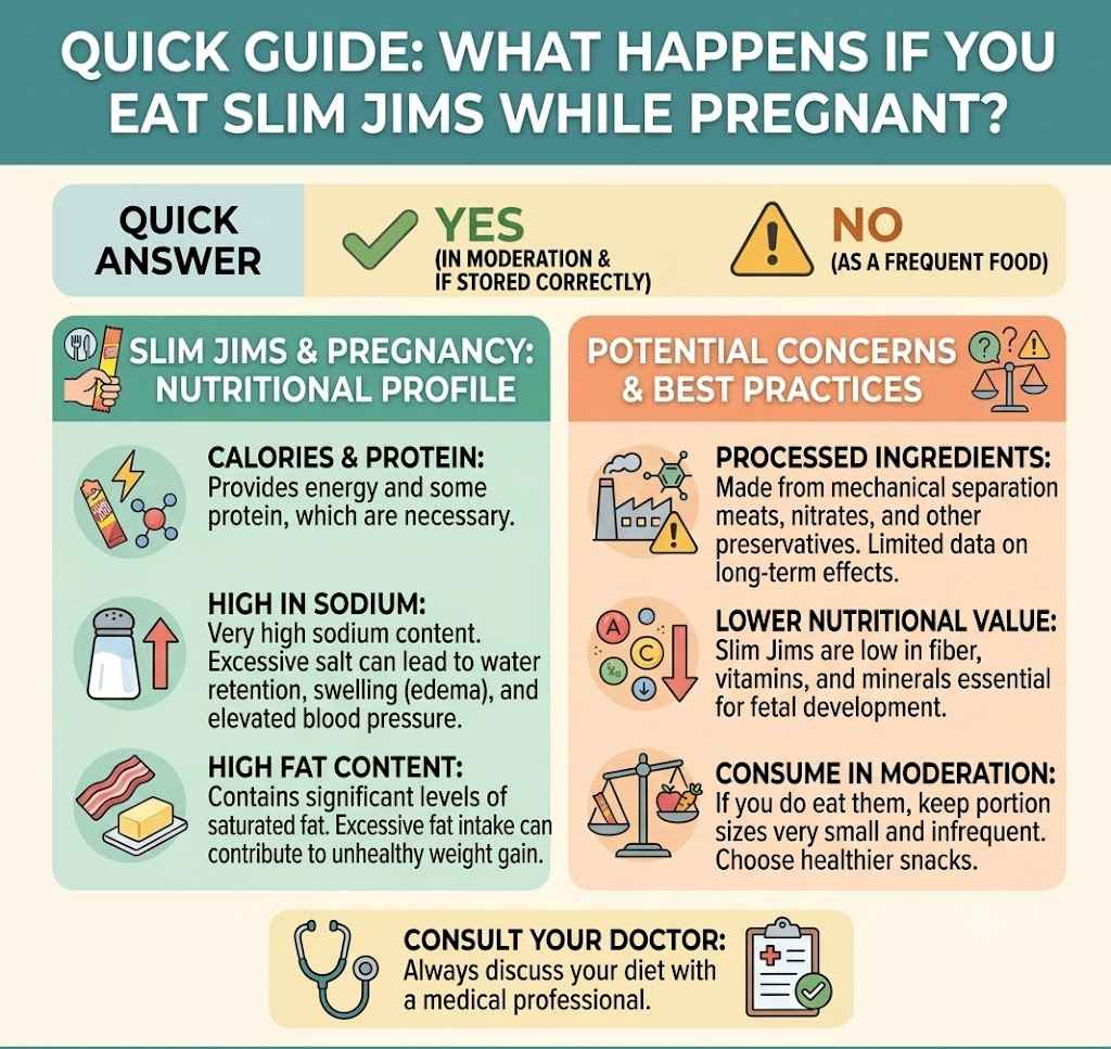 What Happens if You Eat Slim Jims While Pregnant? (Safety Guide) 2026