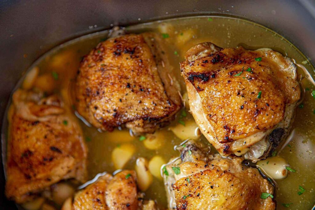 40-Clove Garlic Chicken (Slow Cooker Version)