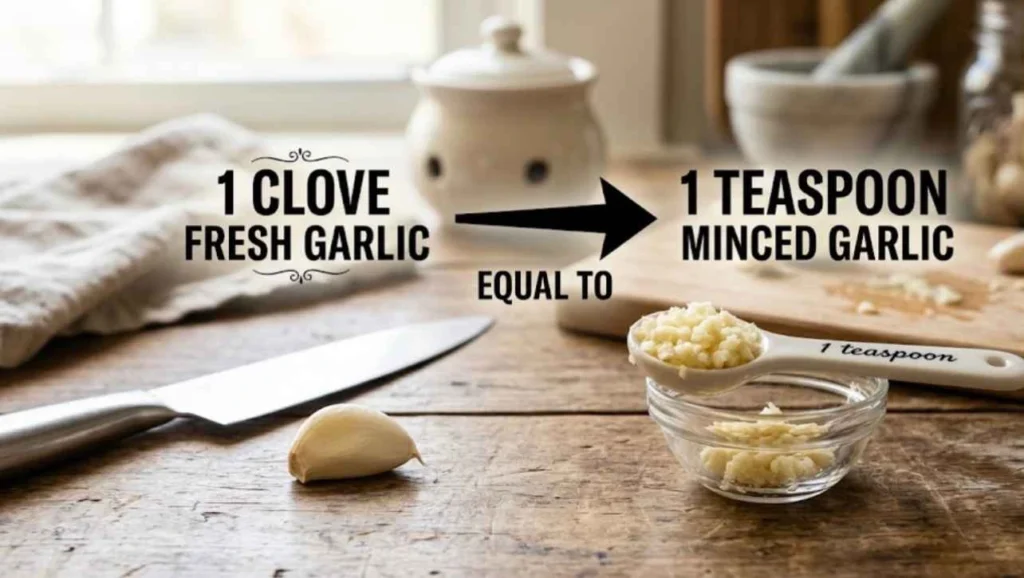 Clove vs. Minced: The Quick Measurement Guide