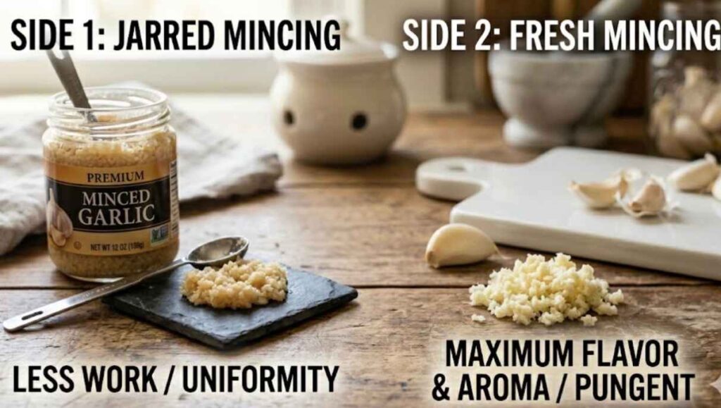 When to Use Jarred Garlic Instead of Freshly Minced?