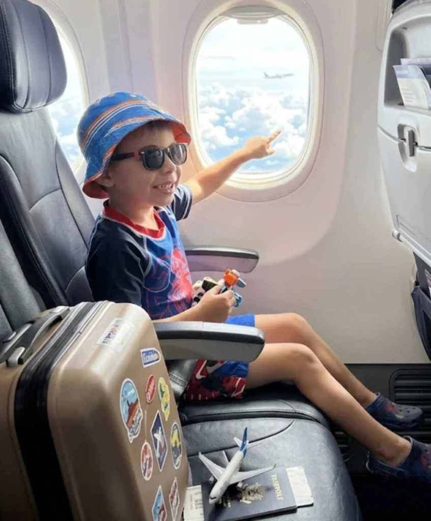my baby boy loves to travel