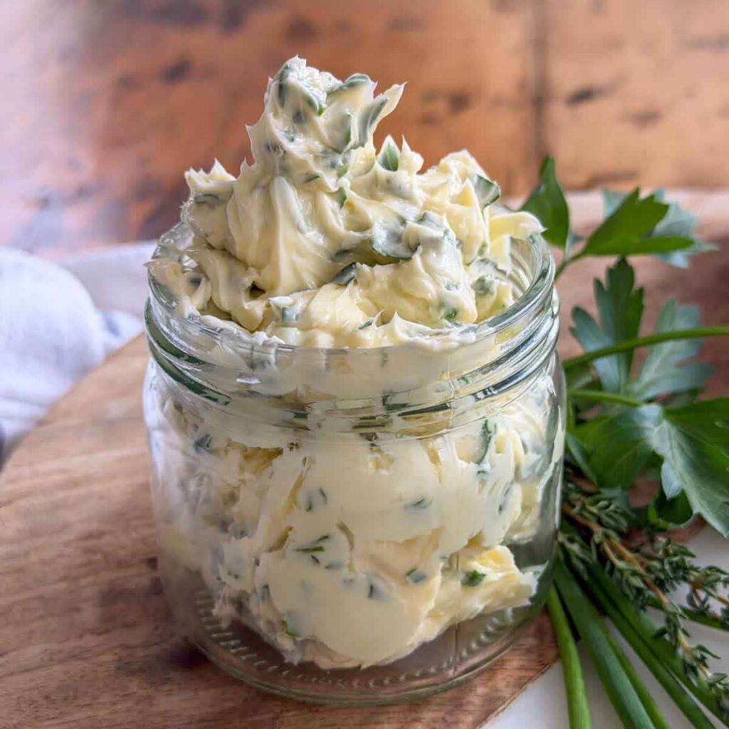 Quick Garlic and Herb Compound Butter
