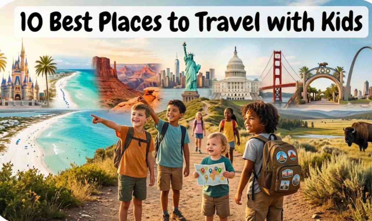 best places to travel with kids