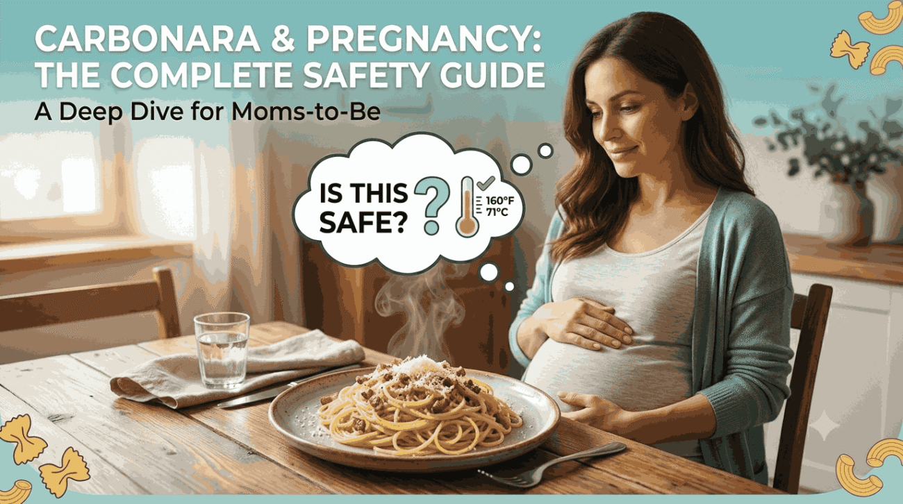 Can pregnant women eat carbonara