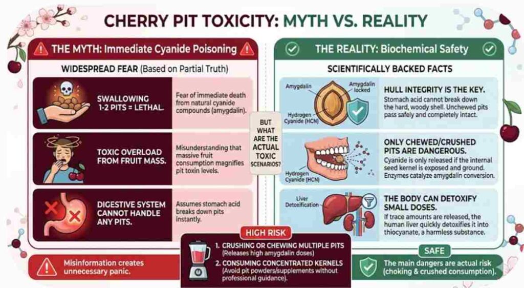 Cherry Pit Toxicities (Cyanide Myths vs. Reality)