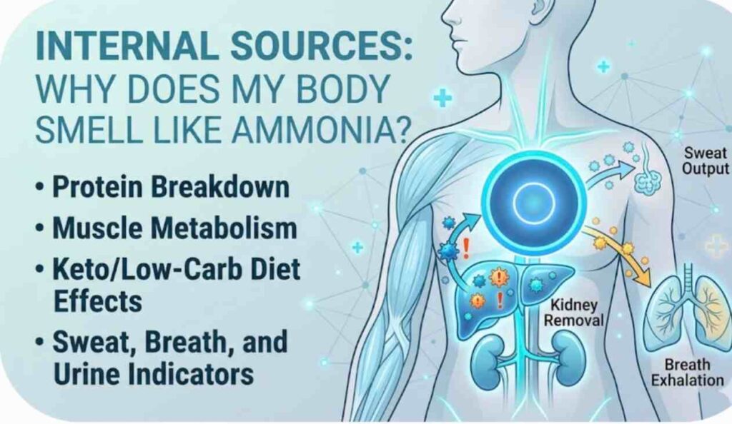 Internal Sources: Why Does My Body Smell Like Ammonia?
