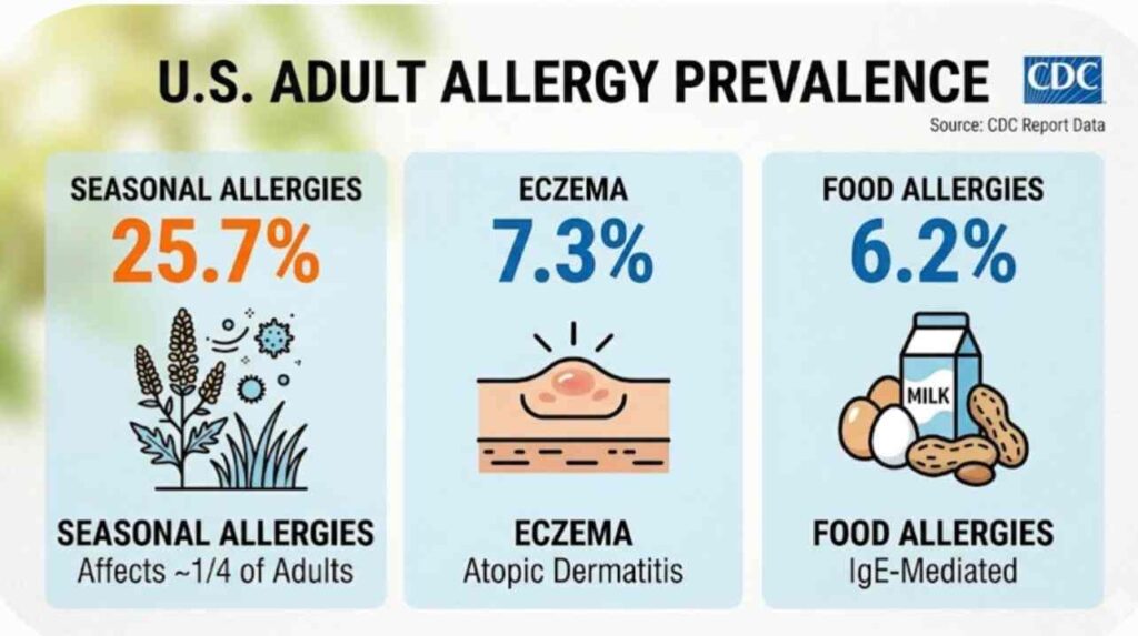 According to a report from the Centers for Disease Control and Prevention (CDC)