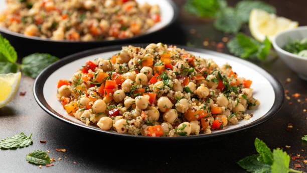 Mediterranean Chickpea & Quinoa Bowls