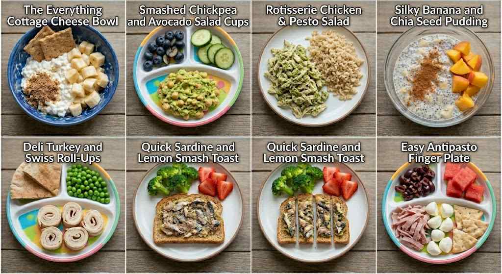 Ultra-Fast 5-Minute Lunches (No-Cook Options)