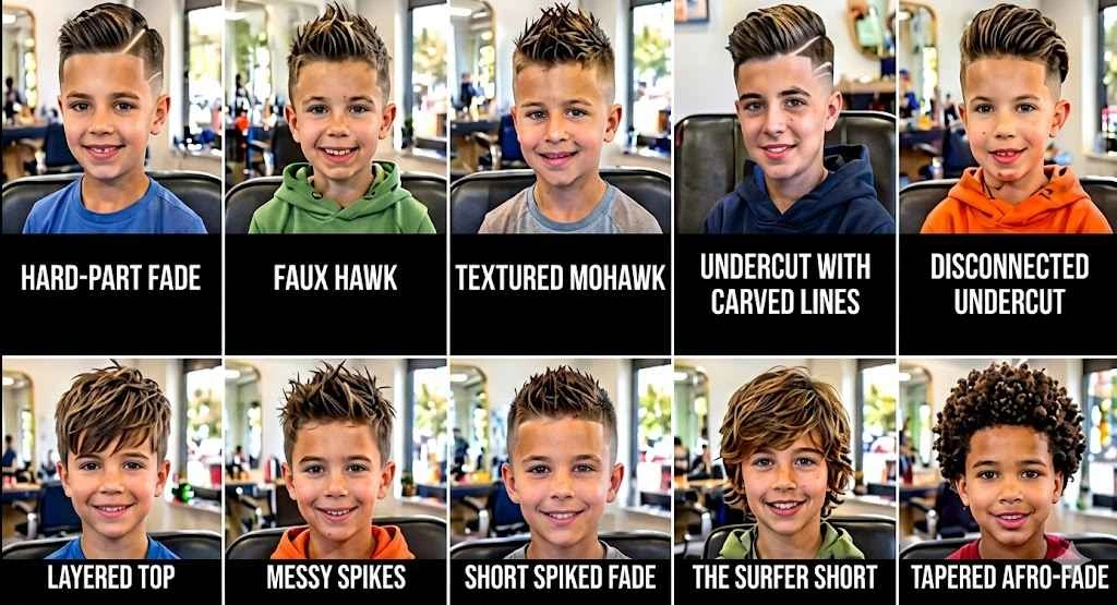 modern hairstyle for boys