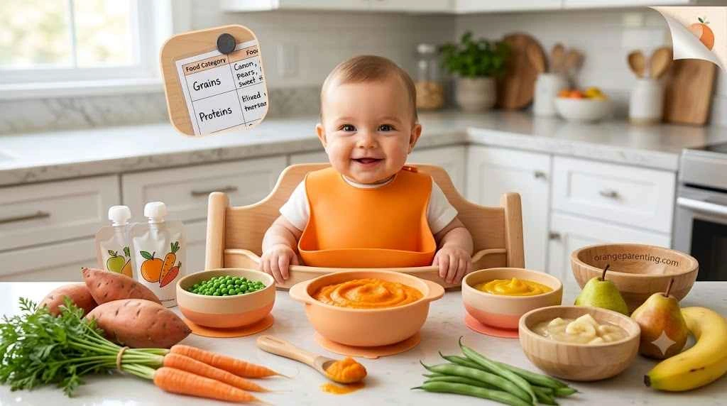 7 Month Baby Food Chart