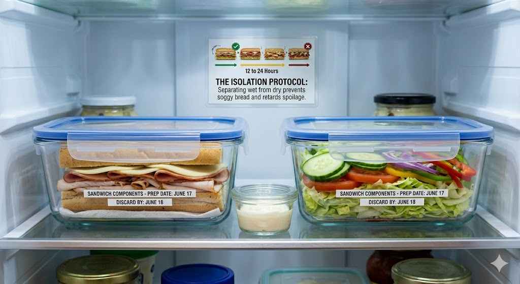 store subway in fridge