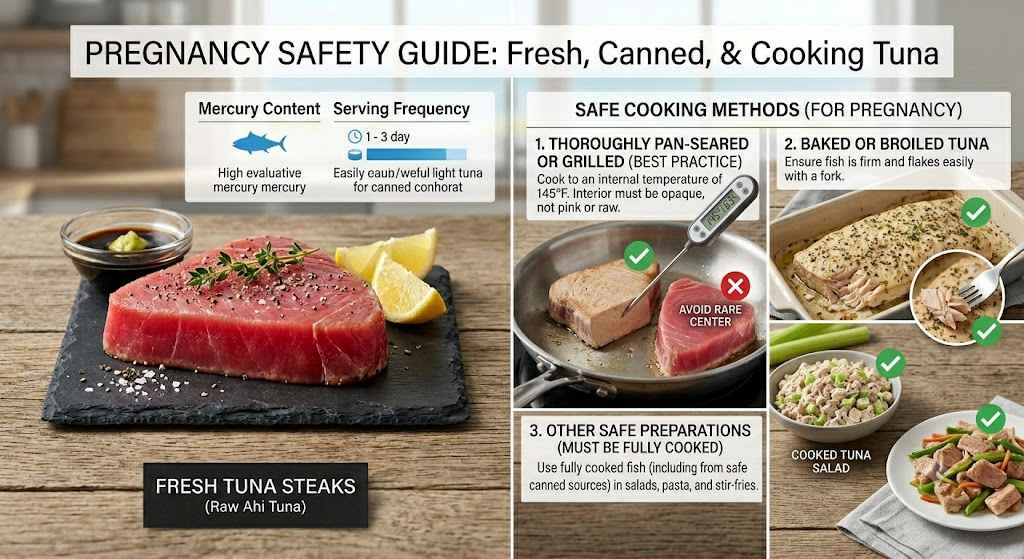 pregancy safety guide for tuna