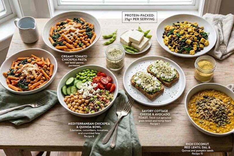 15 Vegetarian Protein-Packed Meals (That Actually Keep You Full!)