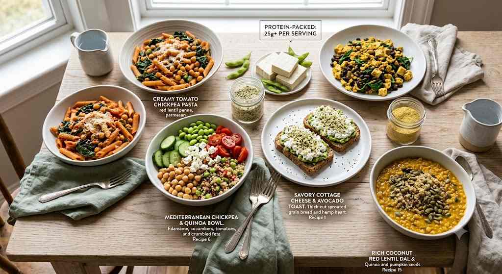 vegetarian protein-packed meals