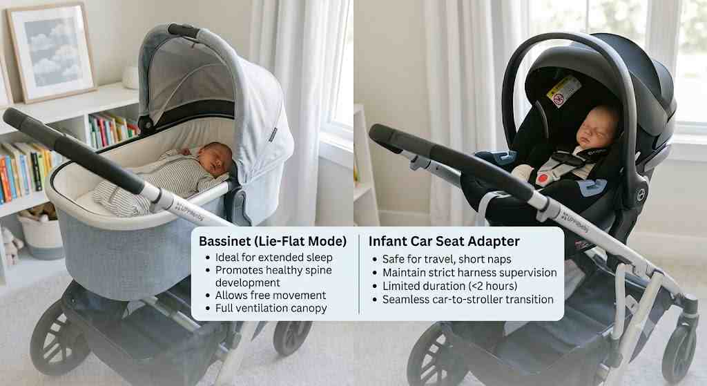 Bassinet vs. Infant Car Seat Adapter: Which is Better for Newborn Sleep?
