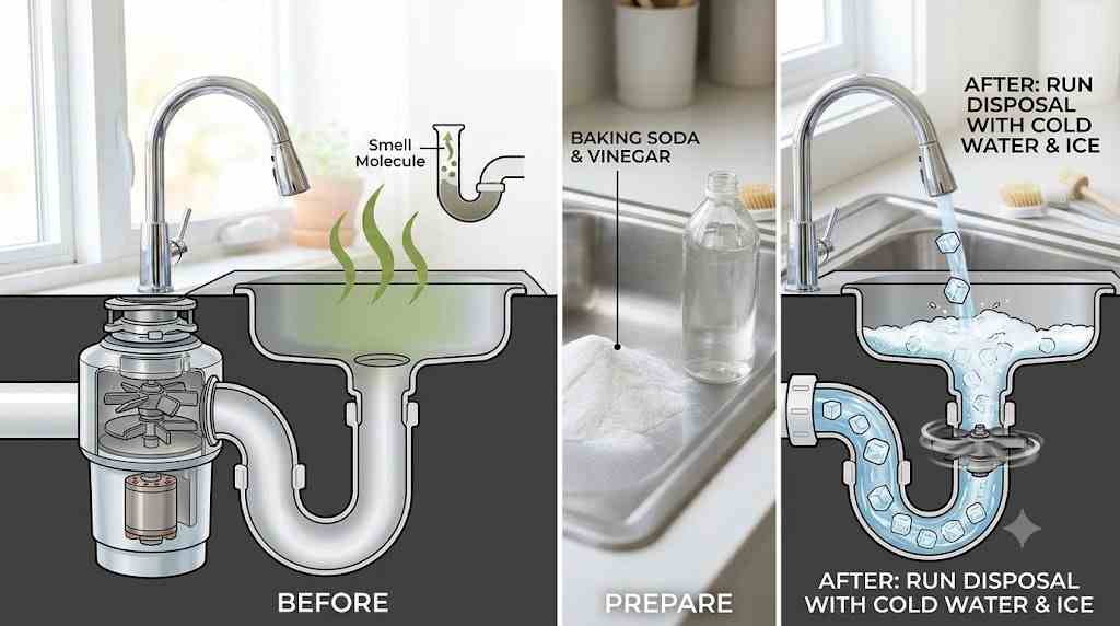 How to Clean a Kitchen Sink Drain with a Garbage Disposal