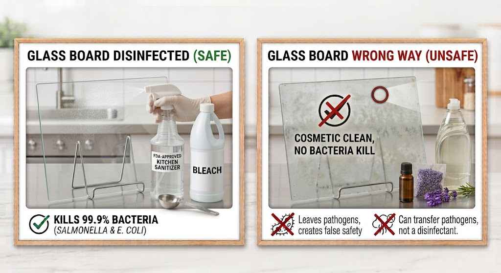 How to Disinfect a Glass Cutting Board