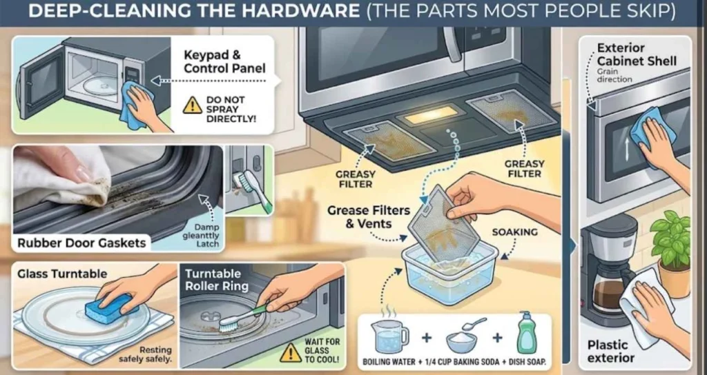 hardware deep cleaning steps