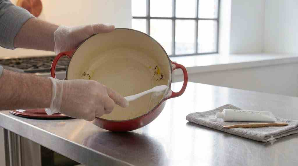Method 5: Toothpaste Scrub 