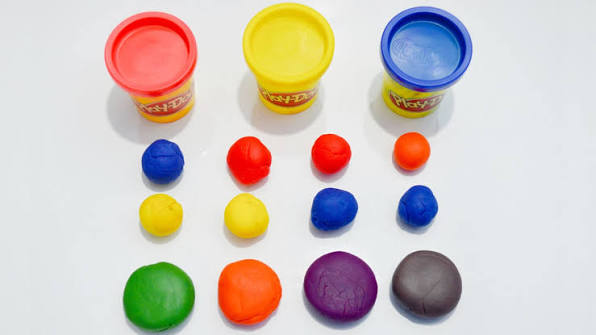 Playdough Color Mixing