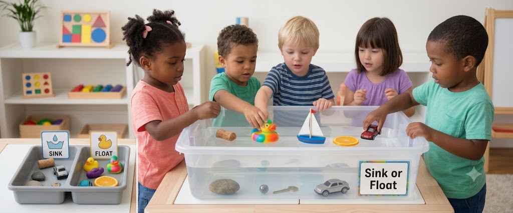 Sink or Float Sensory Bin (Buoyancy & Density)