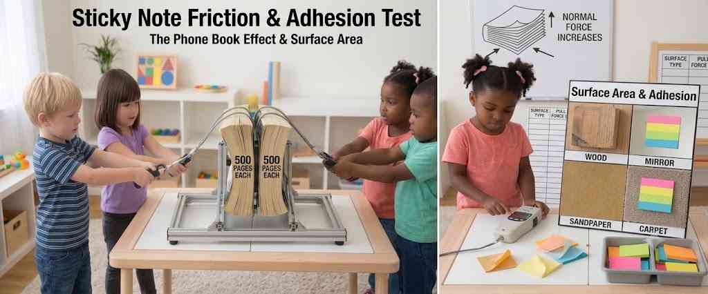 Sticky Note Friction & Adhesion Test