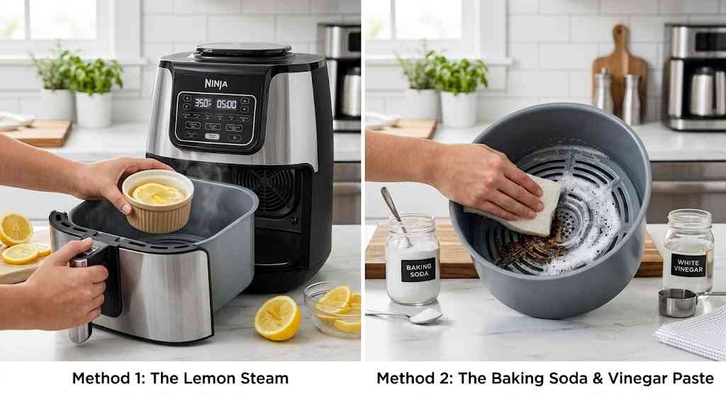 methods to remove air fryer 