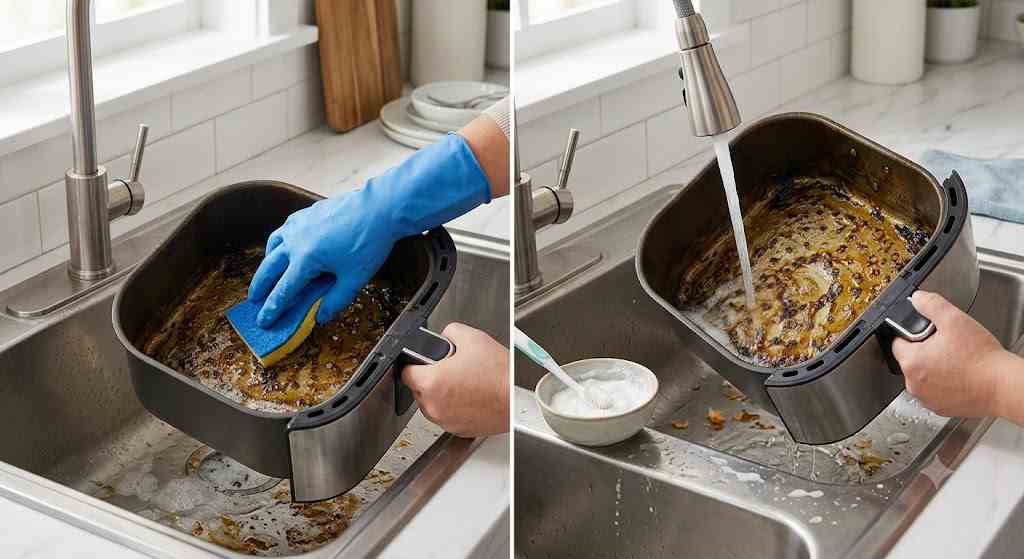 how to clean air fryer
