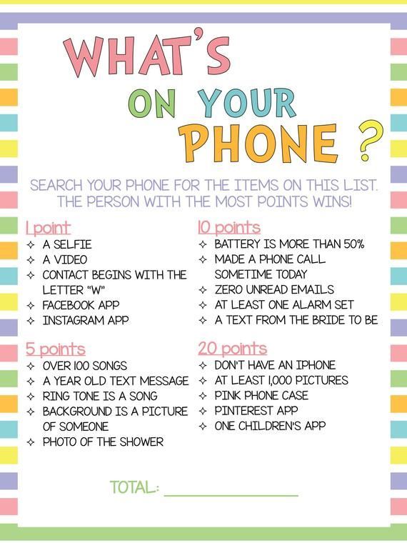 What's in Your Phone?