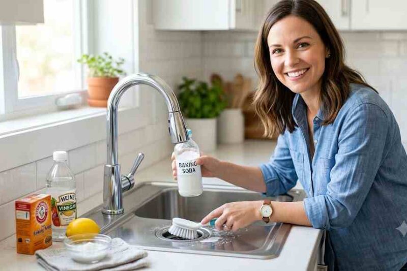 How to Clean a Sink Drain Naturally (Step-by-Step Guide)