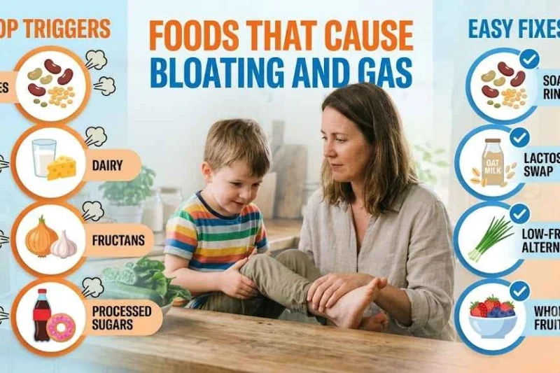 15 Foods That Cause Bloating in Kids (and Quick Family Swaps)