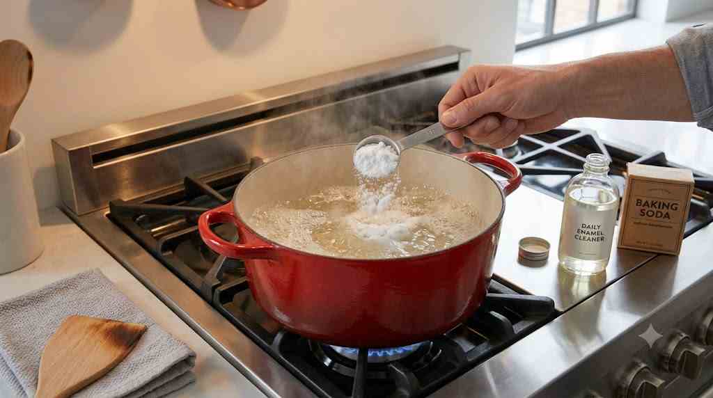 Method 1: The Baking Soda & Boiling Water Simmer