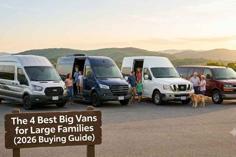 The 4 Best Big Vans for Large Families (2026 Buying Guide)
