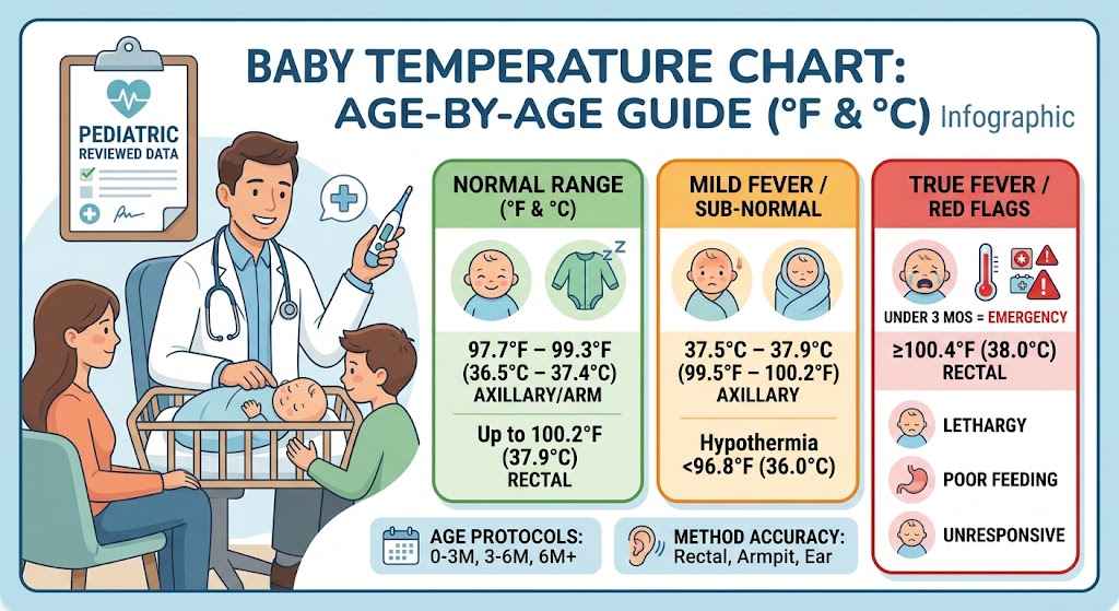 Baby Temperature Chart