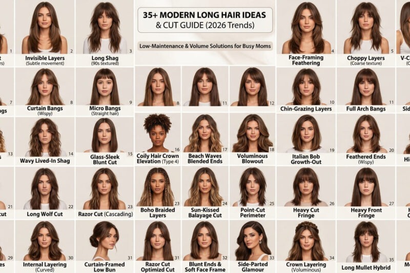 35 Low-Maintenance Hairstyles for Long Hair (Easy Mom Guide)