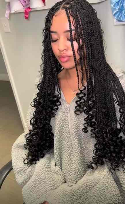 Long Boho Braided Layers
