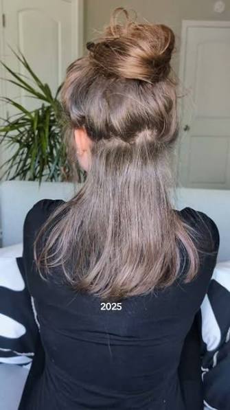 Long Hair with Hidden Undercut