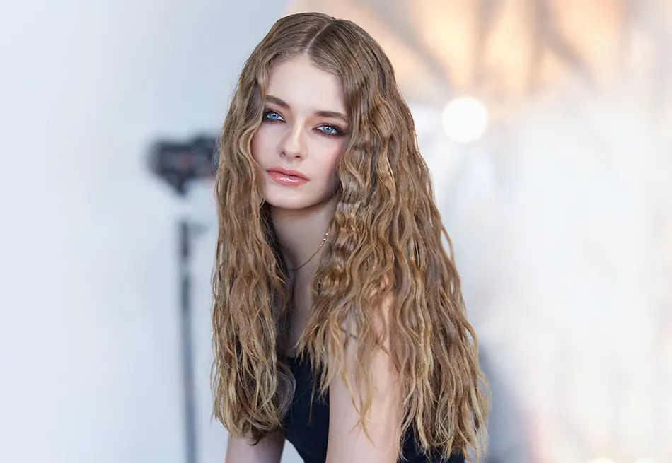 Mermaid Waves with Center Part