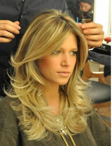 Voluminous Crown Layering