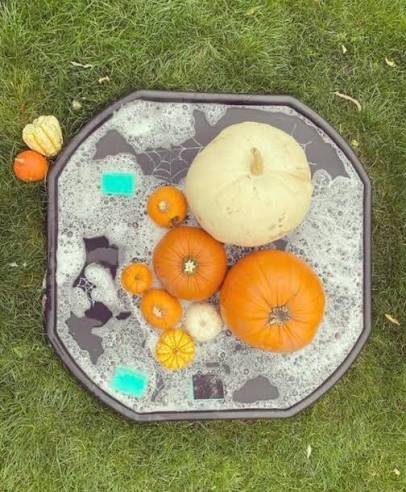 Pumpkin Washing & Decorating Station