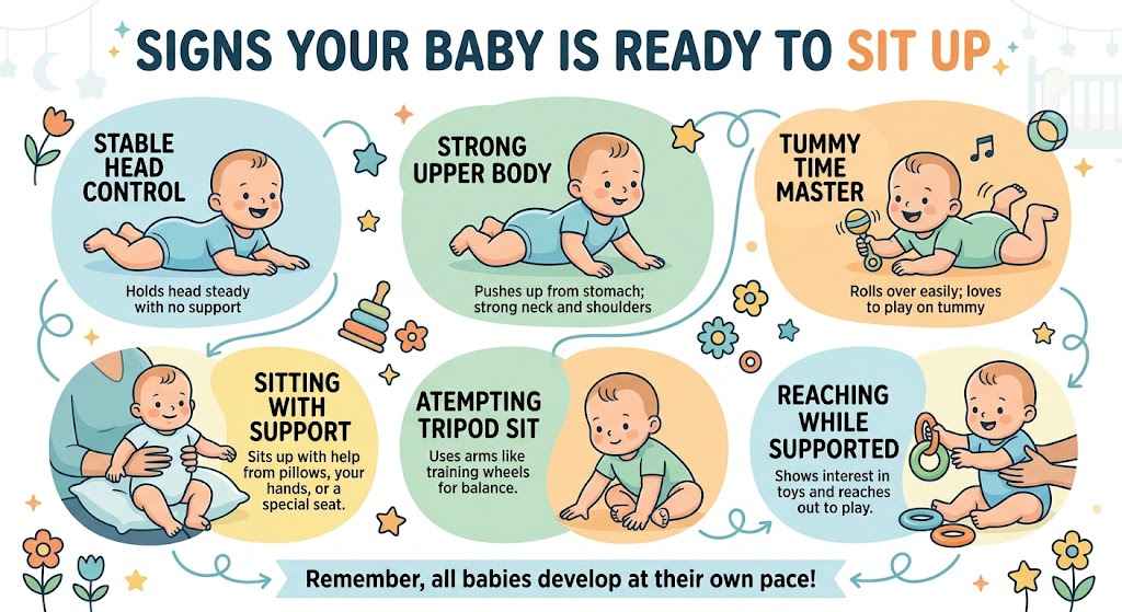 Signs Your Baby Is Ready to Sit Up