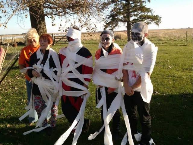 The Classic Mummy Wrap Relay